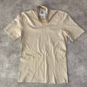 Carlisle Beige Mockneck